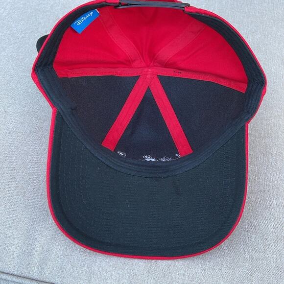 Disney Minnie Mouse Ears Red & Black snapback hat adult size - Picture 3 of 5